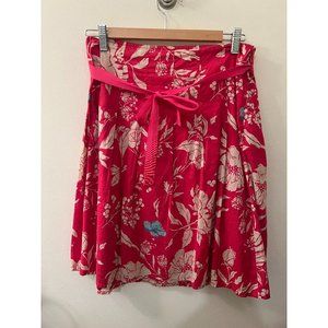 Old Navy Magenta Flower skirt, size 8